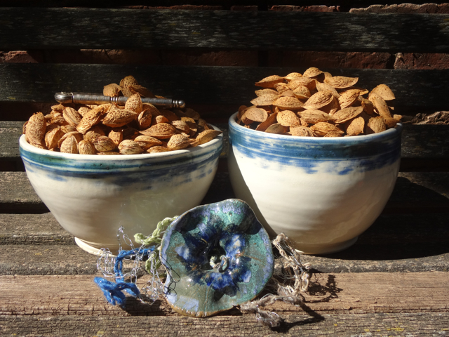 Almonds in Bowls